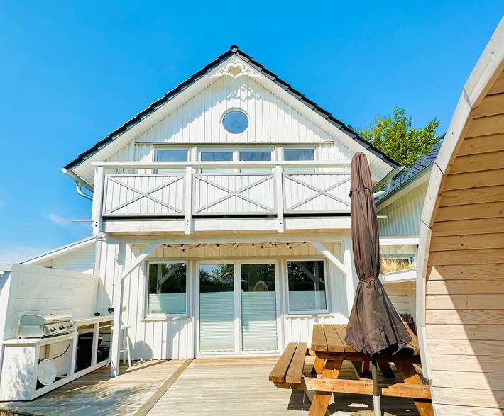 Ferienhaus für 7 Personen, mit Garten und Sauna