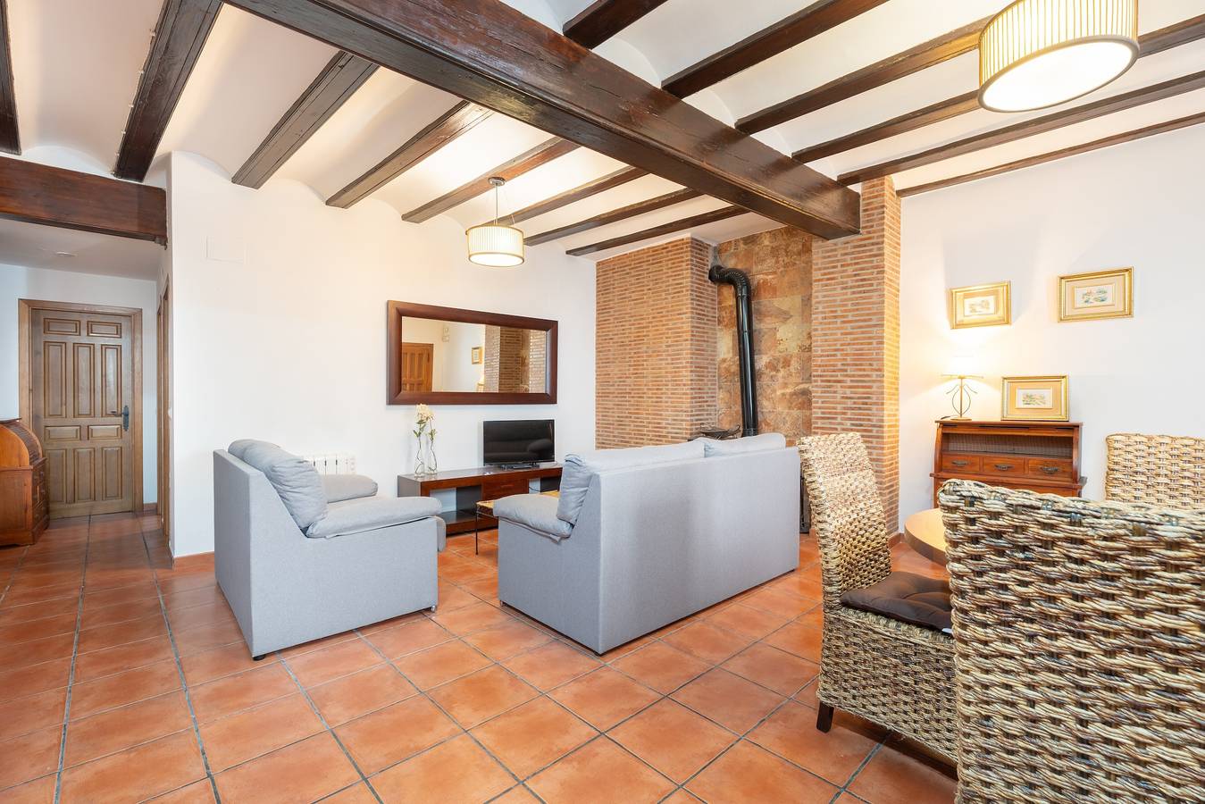 Apartamento 'Sereno' con vistas a la montaña y Wi-Fi in Chulilla, Provincia de Valencia