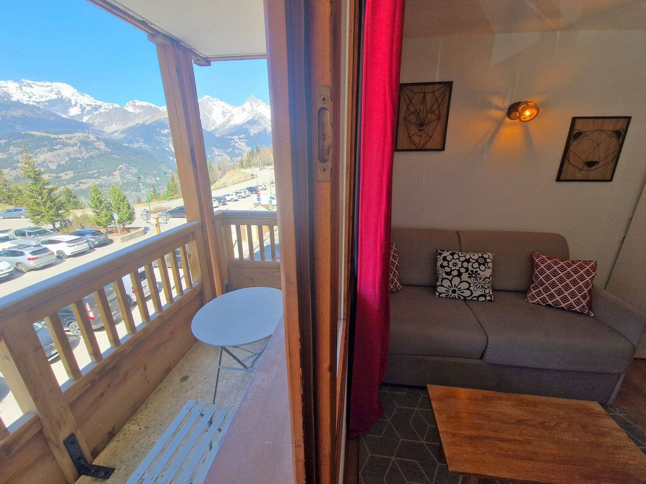 Entire studio, Cozy studio for 4 in the heart of Valfréjus in Valfréjus, Modane