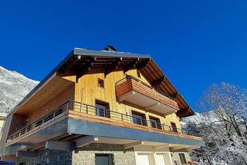 Gîte pour 9 personnes, avec balcon dans Plateau d'Assy