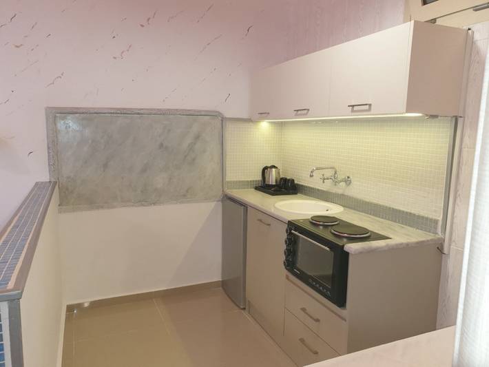 Bungalow für 8 Personen, mit Ausblick und Meerblick sowie Garten auf Kreta - 4