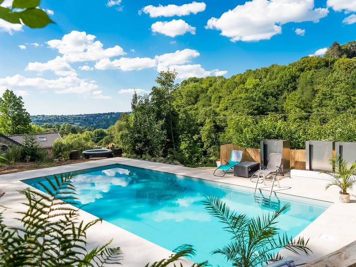Location de vacances pour 9 personnes, avec jardin ainsi que piscine et sauna à Verviers - 3