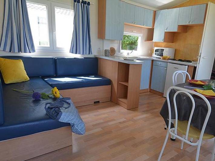 Mobil home pour 4 personnes, avec sauna et bassin pour enfant à Saint-Lunaire - 4