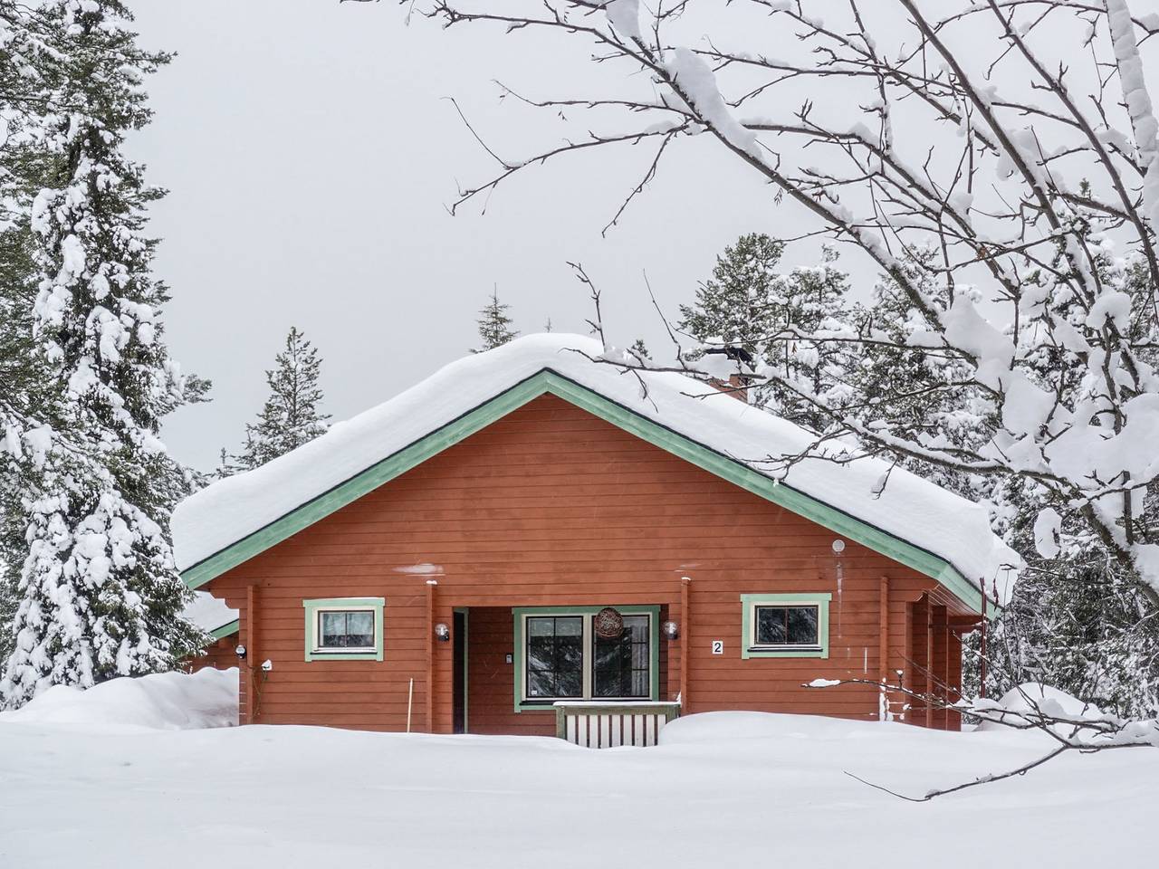 Lomamaja 2 in Raattama, Lappland