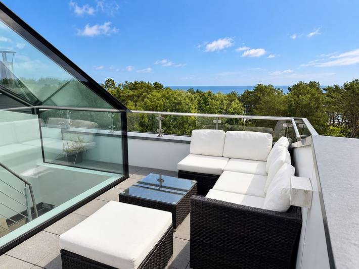 Ferienwohnung für 4 Personen, mit Balkon und Terrasse in Binz