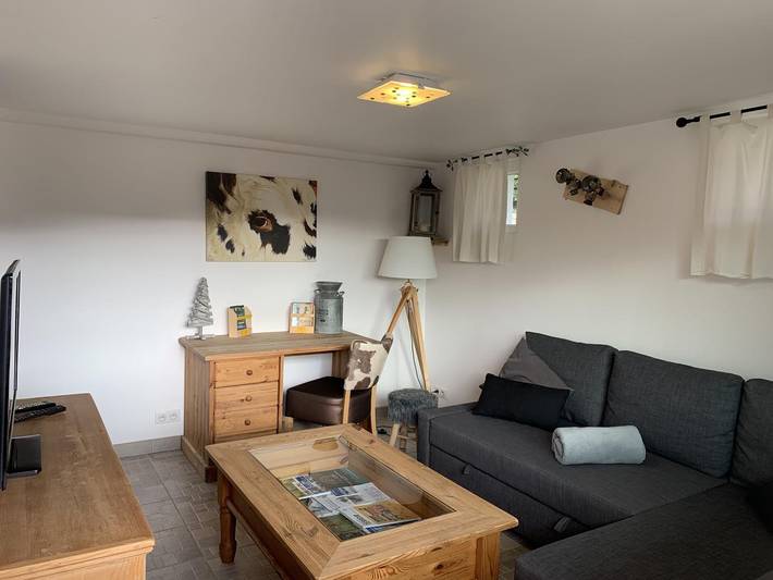 Gîte pour 3 personnes, avec Terrasse ainsi que Jardin et Vue