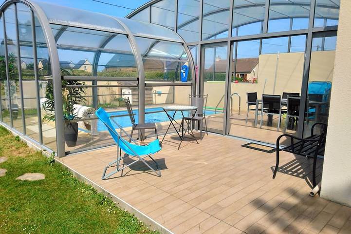 Location de vacances pour 4 personnes, avec Terrasse et Jardin à Surtainville