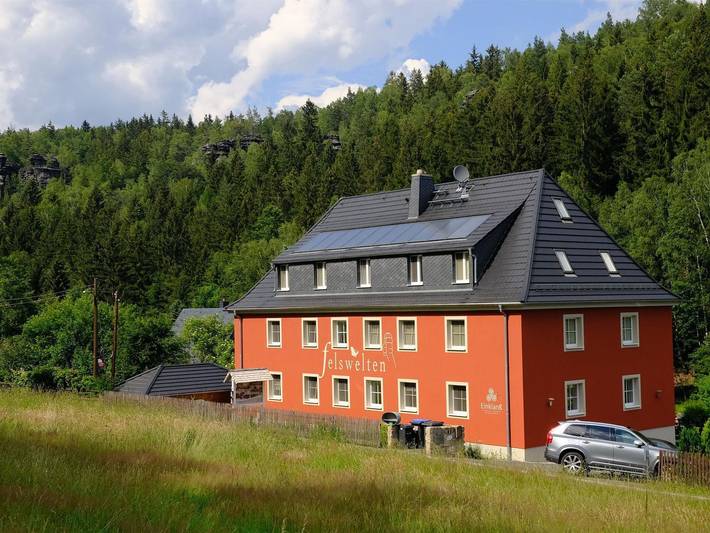 Ferienwohnung für 2 Personen, mit Terrasse und Sauna in Sächsische Schweiz