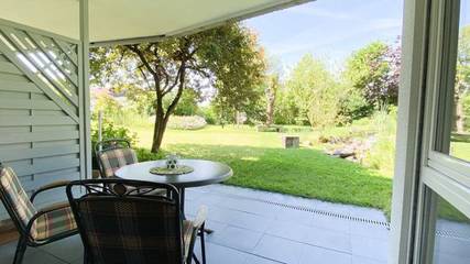 Ferienwohnung für 3 Personen, mit Terrasse und Garten in Bermatingen