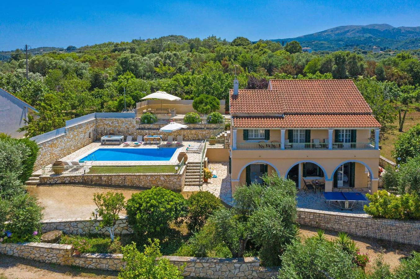 Beach House for 10 People in Corfu, Greece