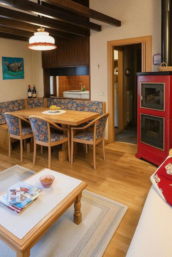 Ferielejlighed for 6 personer, med Balkon og Terrasse såvel som Have og Udsigt i Breuil-Cervinia