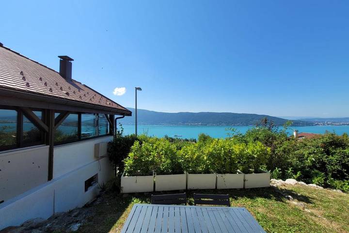 Maison de vacances pour 4 personnes, avec vue ainsi que jardin et vue sur le lac