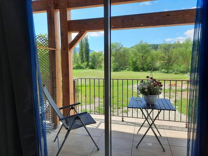 Gîte pour 2 personnes, avec Terrasse ainsi que Jardin et Vue à Montferrand-la-Fare