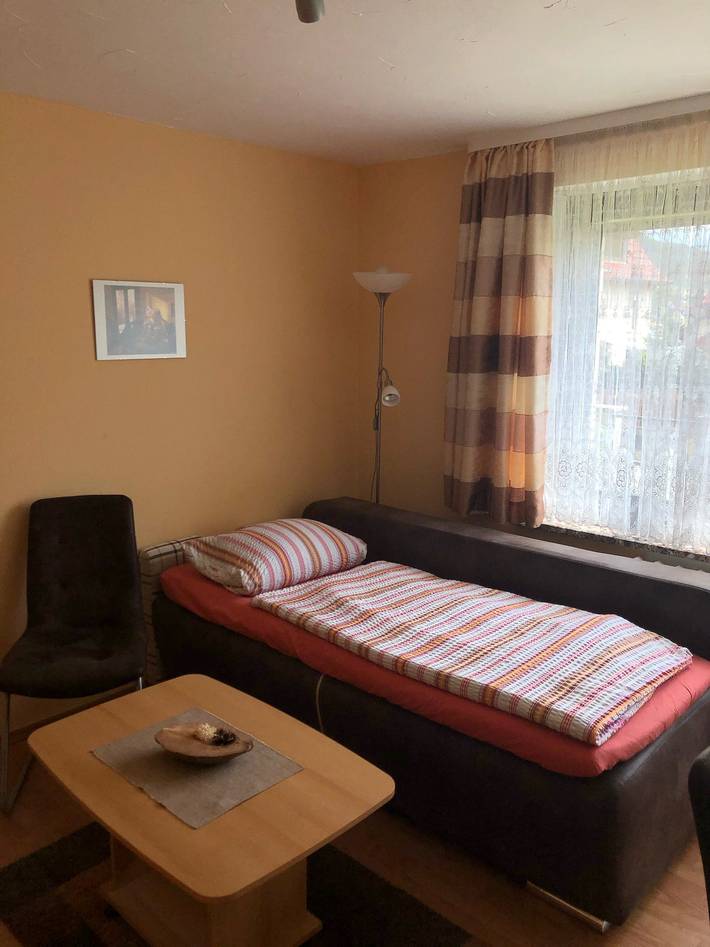 Ganze Ferienwohnung, Gästezimmer Rogge - Einzelzimmer mit sep. Etagen-Du/Wc in Wenigenjena, Jena