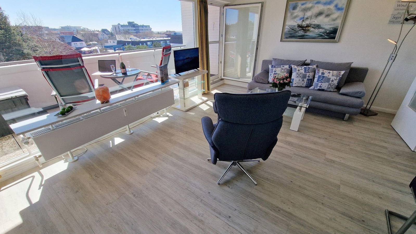 Ganzes Studio, Haus Luv und Lee Whg.32 "Nordseeblick" in St. Peter-Bad, St. Peter-Ording
