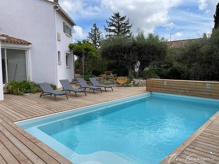 Location de vacances pour 12 personnes, avec piscine et jardin à Poussan - 3