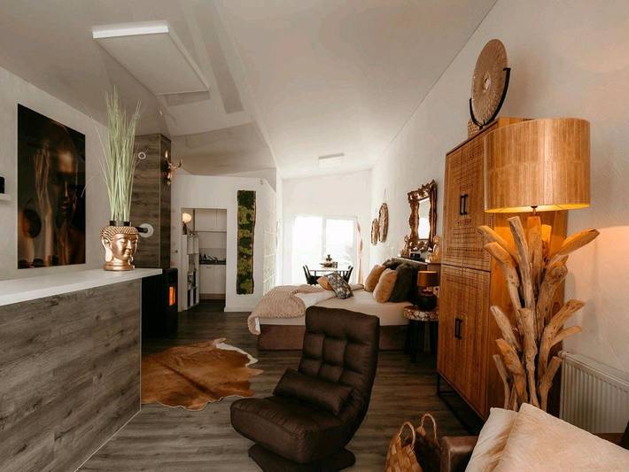 Ferienwohnung für 2 Personen, mit Terrasse und Pool, kinderfreundlich