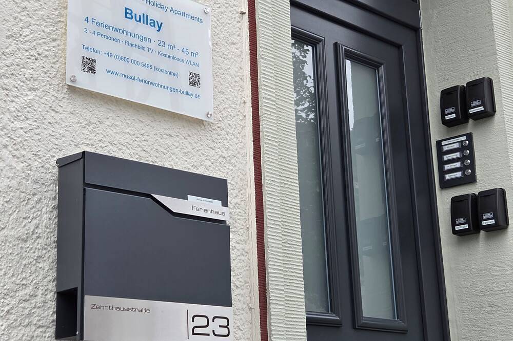 Ganze Wohnung, Moderne, freundliche Ferienwohnung Winzerin, in zentraler Ortslage in Bullay in Bullay, Traben-Trarbach und Umbegung