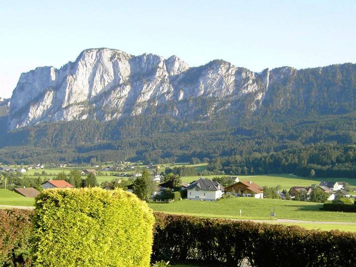 Ferienwohnung für 3 Personen, mit Ausblick und Garten sowie Balkon, kinderfreundlich am Mondsee - 4