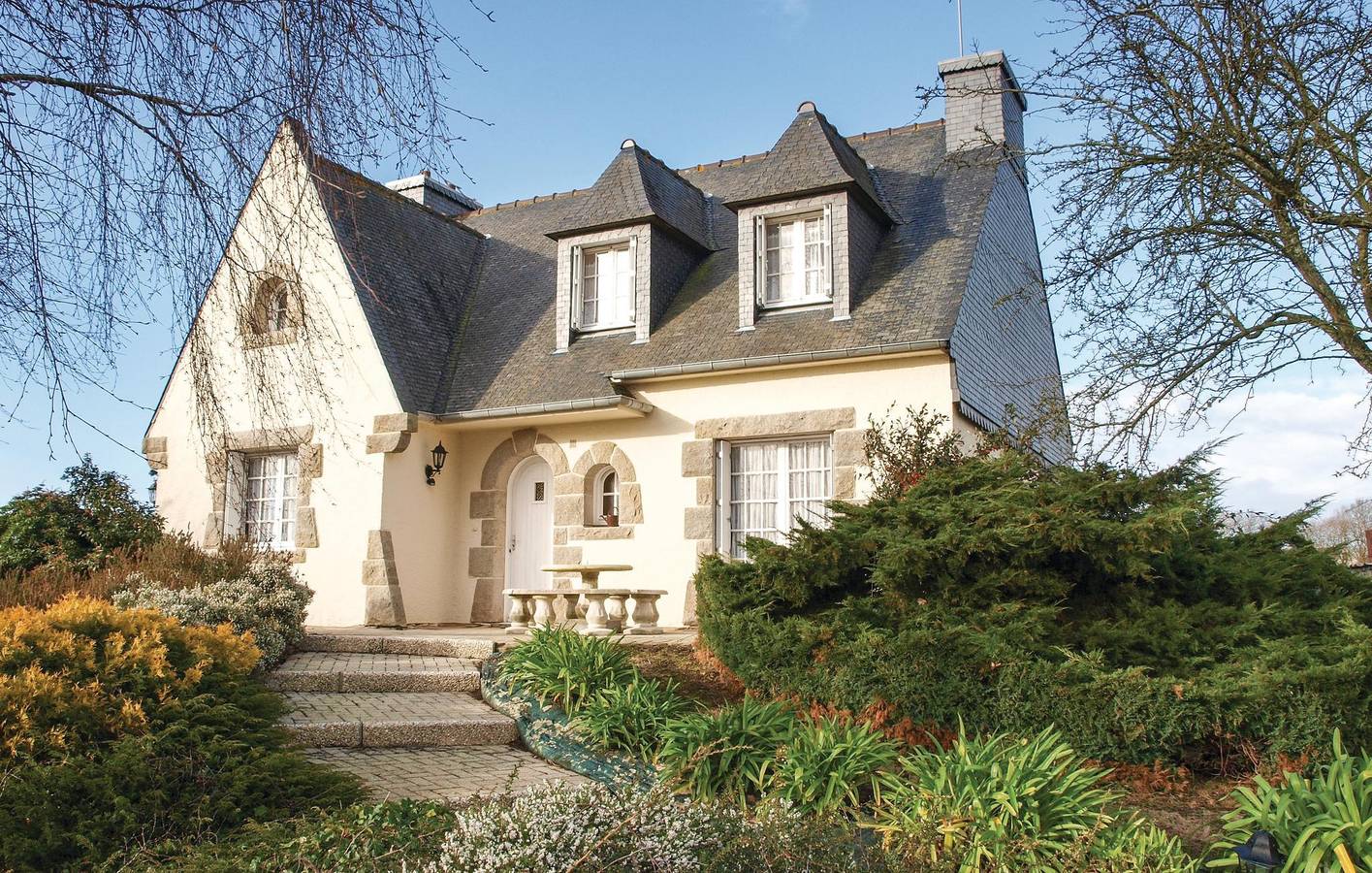 Appartement confortable à Yvias avec parking, jardin et Internet in Yvias, Côte de Goëlo