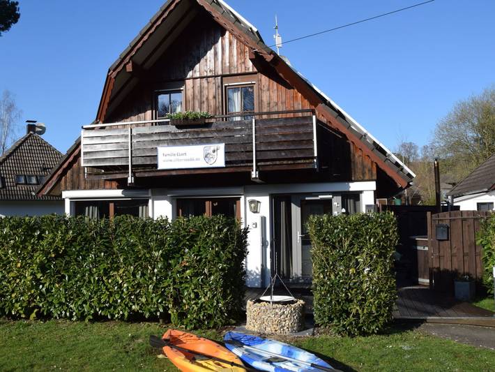 Ferienhaus für 7 Personen, mit Balkon und Terrasse sowie Garten am Silbersee