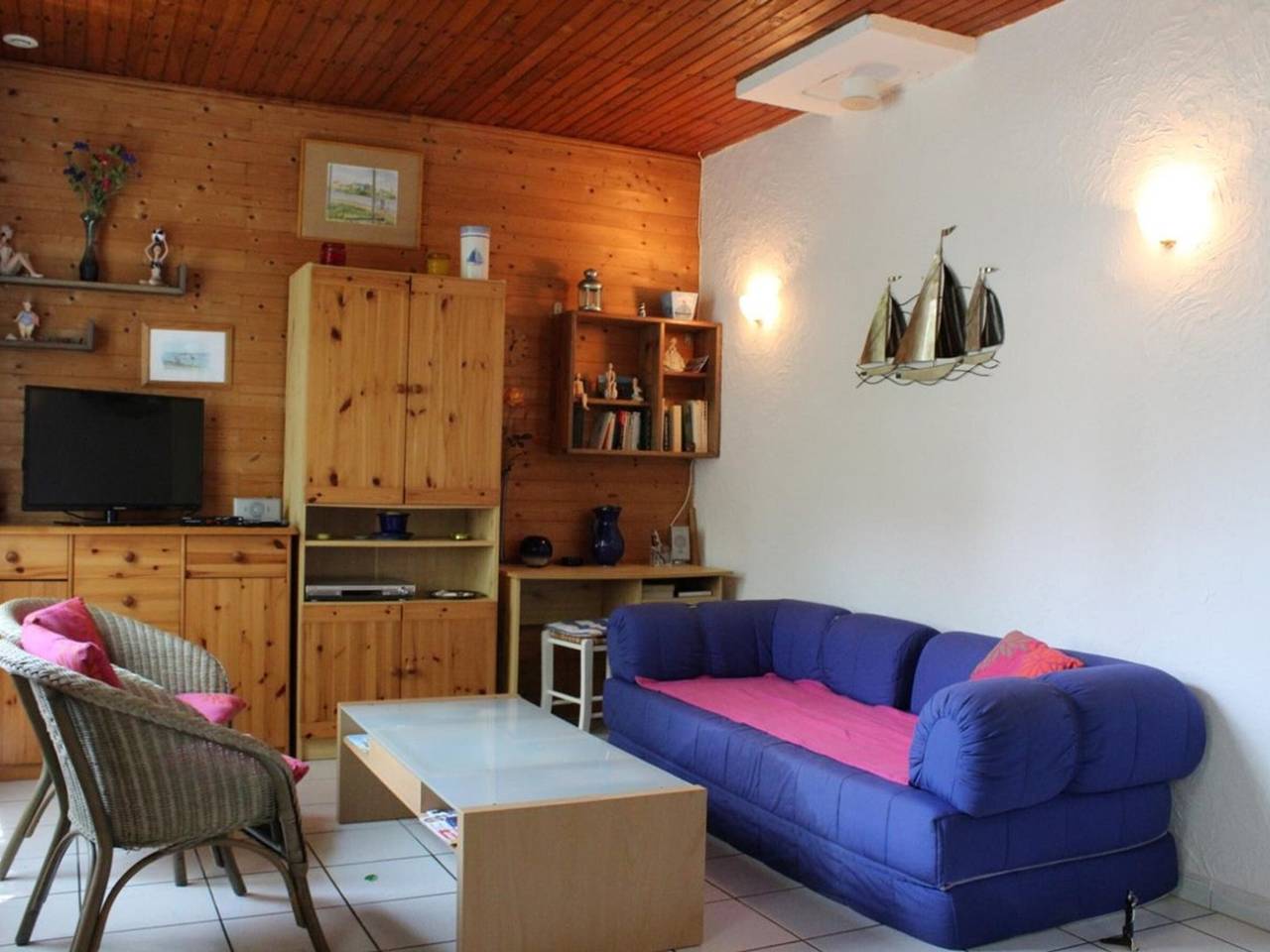 Charmantes Haus nahe Strand und Wald, Parkplatz, Wlan in Le Grand-Village-Plage, Côte de Beauté