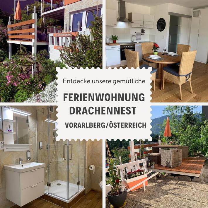 Appartement de vacances pour 3 personnes, avec terrasse et vue, animaux acceptés