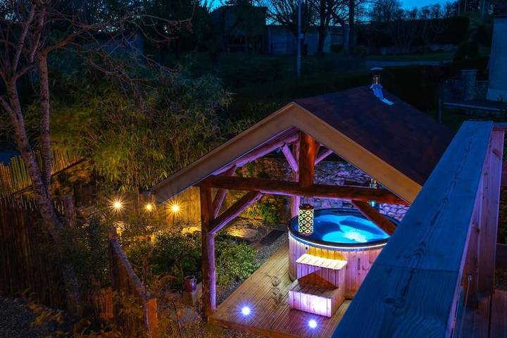 Tente pour 2 personnes, avec jardin et vue