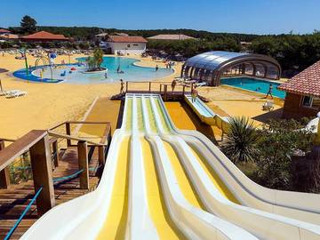 Camping für 6 Personen, mit Sauna und Terrasse sowie Whirlpool in Mimizan