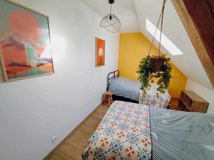 Location de vacances pour 10 personnes, avec vue ainsi que piscine et terrasse à Poulaines - 3