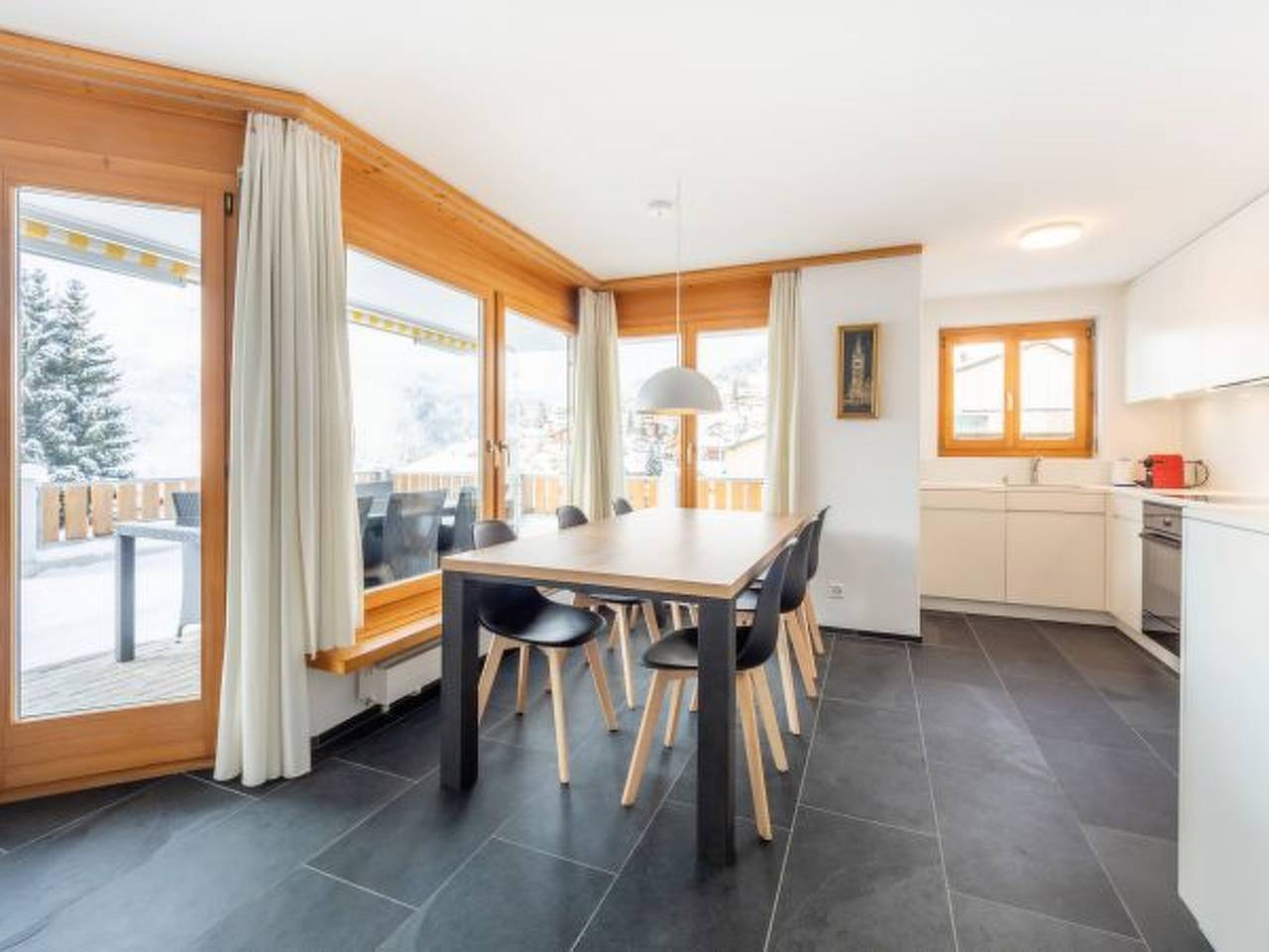 Ganze Wohnung, Ferienwohnung für 5 Personen mit Terrasse in Falera, Flims Laax Falera