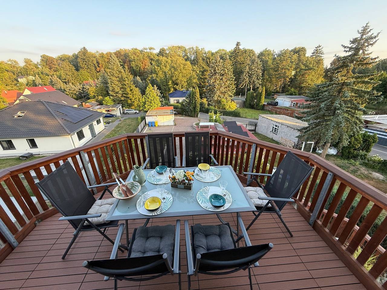 Ganze Ferienwohnung, Ferienwohnung Am Kruchenplan - Fw mit offenen Wohnzimmer mit Küche und Balkon, 2 Schlafzimmer und Bad - 120qm für max. 5 Personen in Mühlhausen, Unstrut-Hainich-Kreis