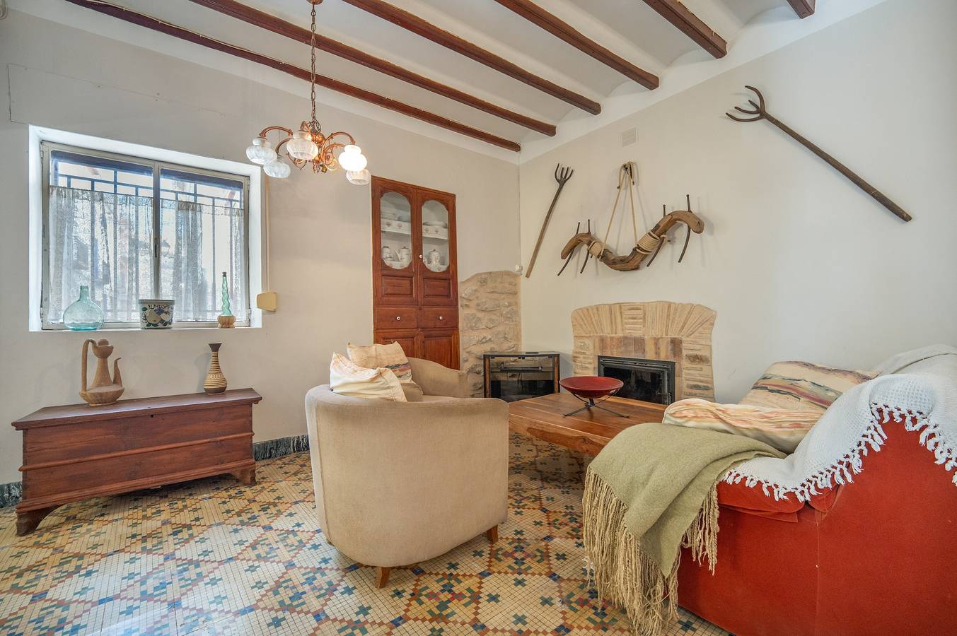 Casa Rural La Creu en la montaña con terraza in Vall de Gallinera, Interior de Alicante