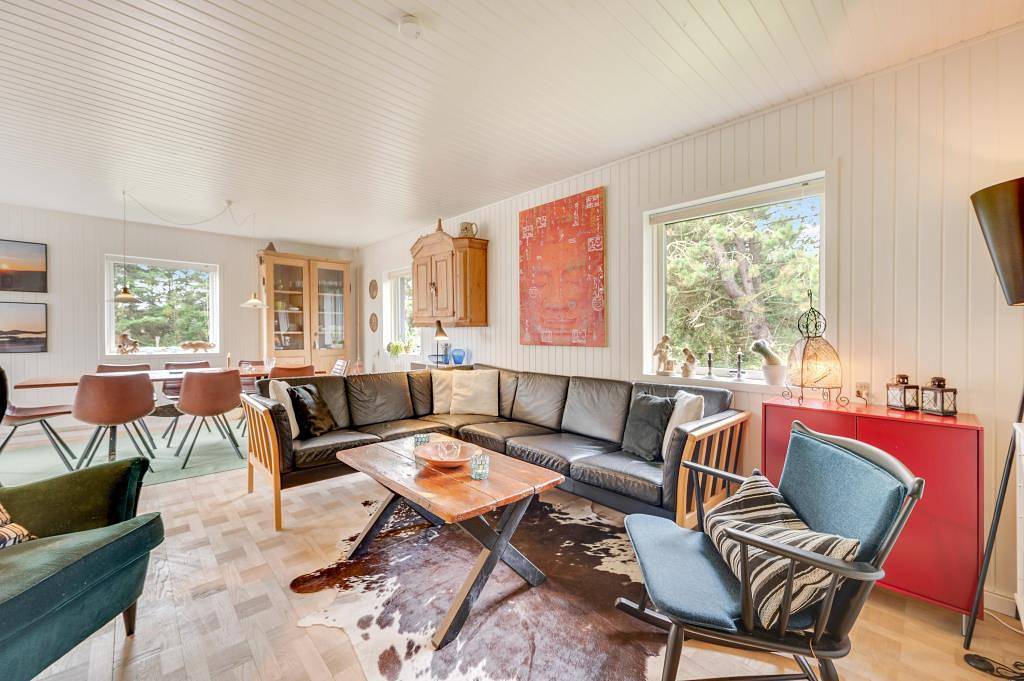 Ferienhaus mit fantastischer Aussicht auf den Fjord in Hvide Sande, Holmsland Klit