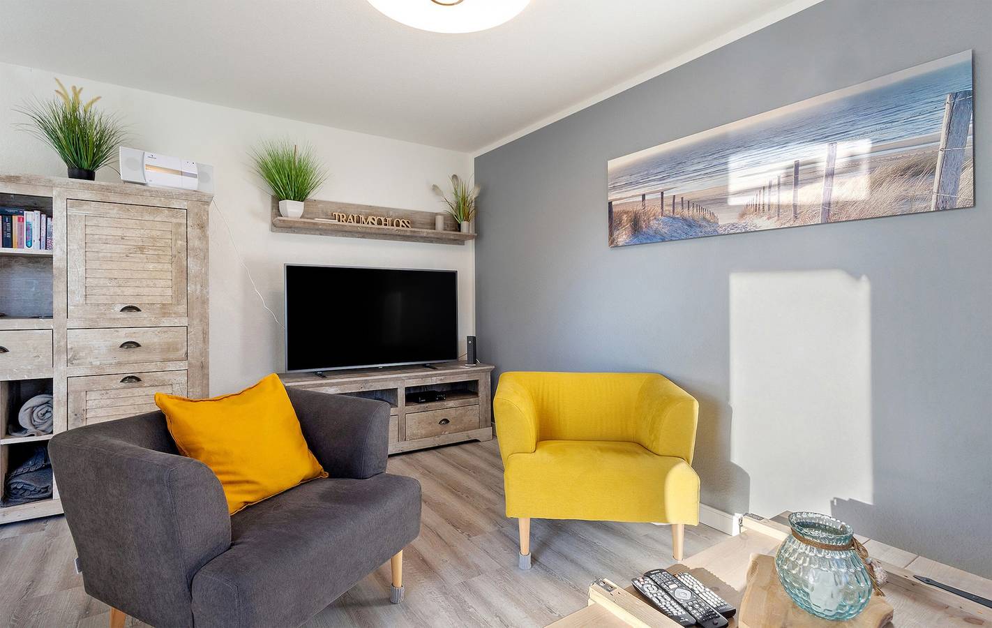 Ganze Wohnung, Ferienwohnung Wiesen" mit Balkon und Wlan in Grömitz, Ostholstein