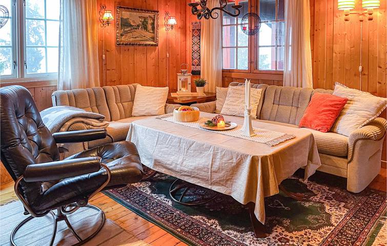 Location de vacances pour 10 personnes, avec terrasse et jardin, adapté aux familles dans Sjusjoen - 3