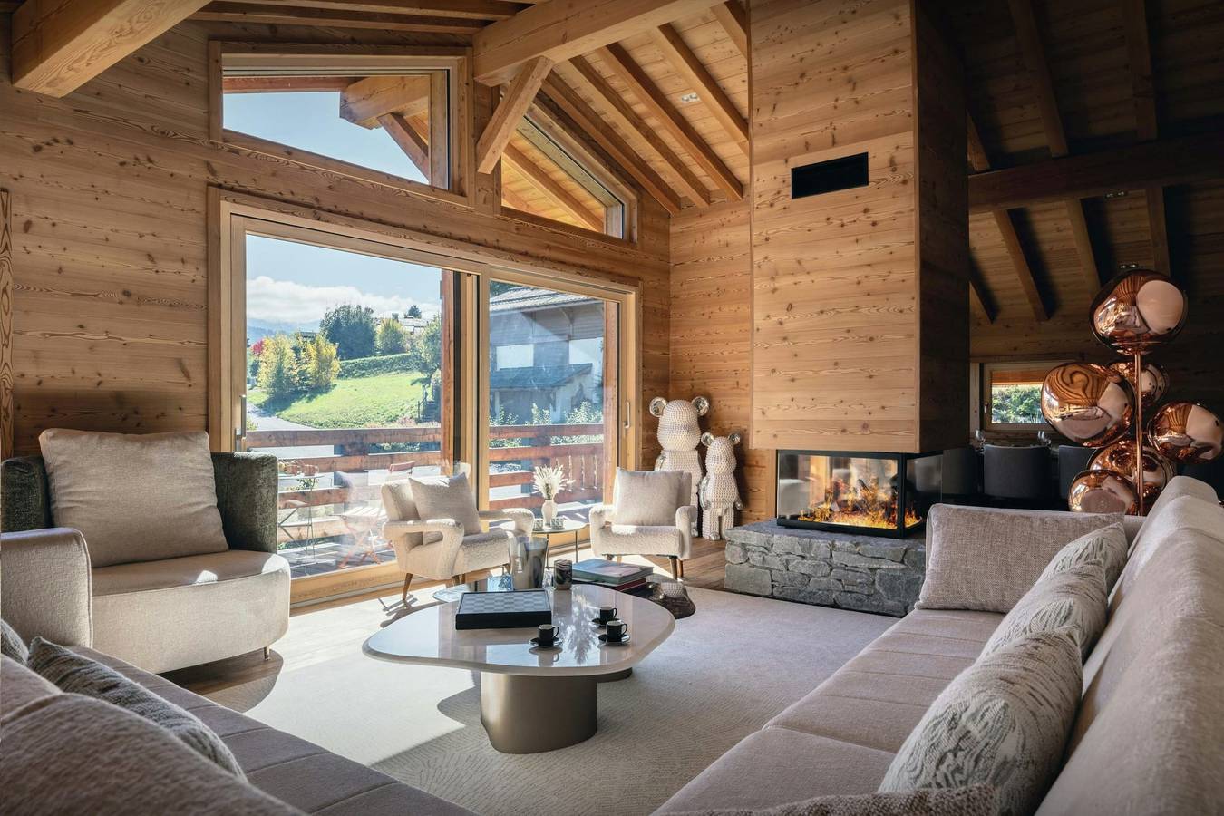 Séjour familial pour 12 avec sauna, hammam, salle de cinéma - Ovo Network in Combloux, Pays du Mont-Blanc