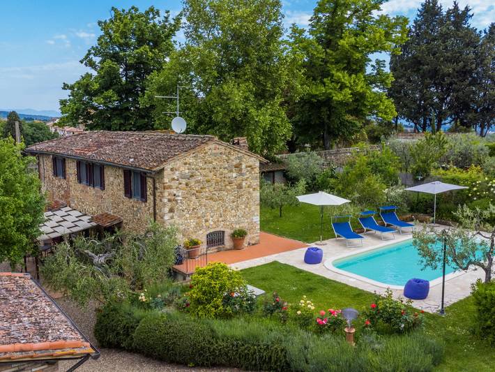 Location de vacances pour 8 personnes, avec terrasse et jardin à San Casciano in Val di Pesa - 3