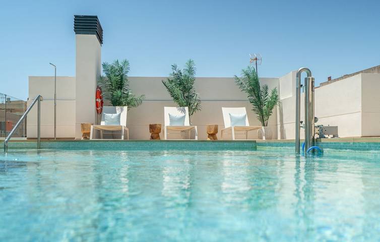 Appartement de vacances pour 4 personnes, avec piscine et jardin - 1
