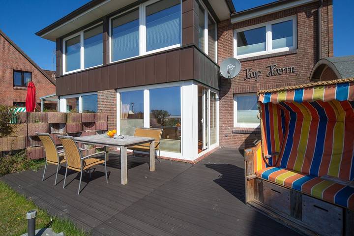 Ganze Wohnung, Haus Kap Hoorn Ferienwohnung Seeblick mit Meerblick in Wittdün (72 m²) in Wittdün, Amrum