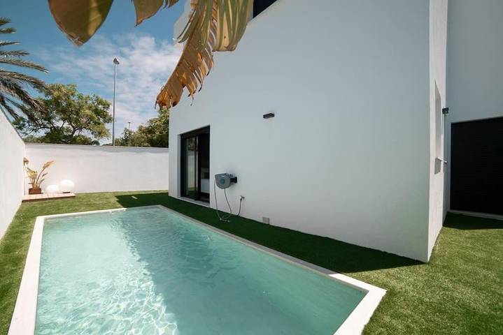 Casa rural para 8 personas, con Balcón y Terraza además de Jardín y Piscina en Sanlúcar de Barrameda - 3