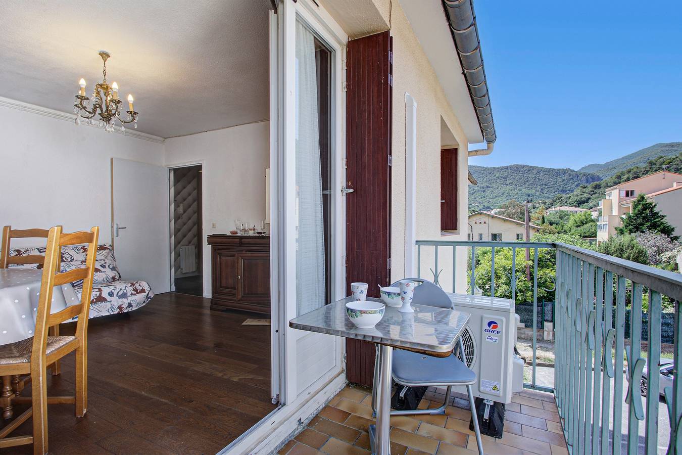 Ganze Wohnung, Ferienwohnung für 4 Personen mit Balkon in Amélie-les-Bains-Palalda, Mittelmeerküste (Frankreich)