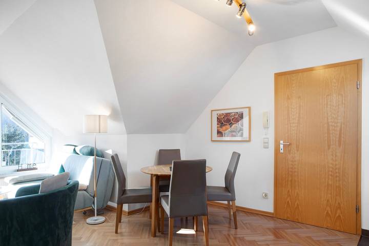 Ganze Wohnung, Ferienwohnung 'Tannenblick 7-5' mit Bergblick, Balkon und Wi-Fi in Oberhof, Rennsteig