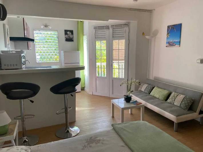 Estudio entero, Cómodo Estudio en Les Trois-Îlets, 25 m² con terraza in Anse Mitan, Les Trois-Îlets