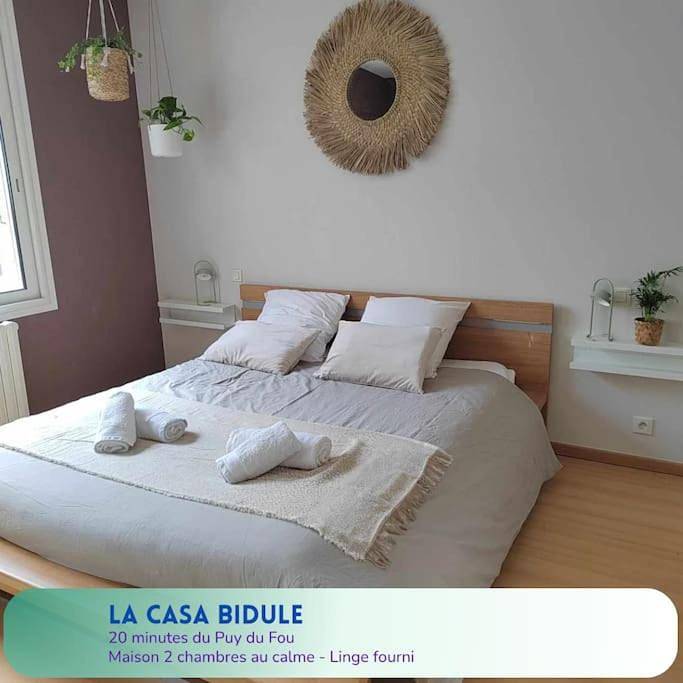 Location de vacances pour 4 personnes, avec terrasse et jardin à Mouchamps