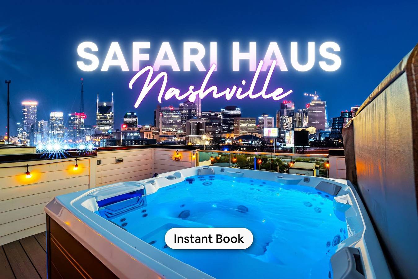 Disco Lounge  Double Rooftop   Hot Tub  Nashville  in Nashville, Tennessee