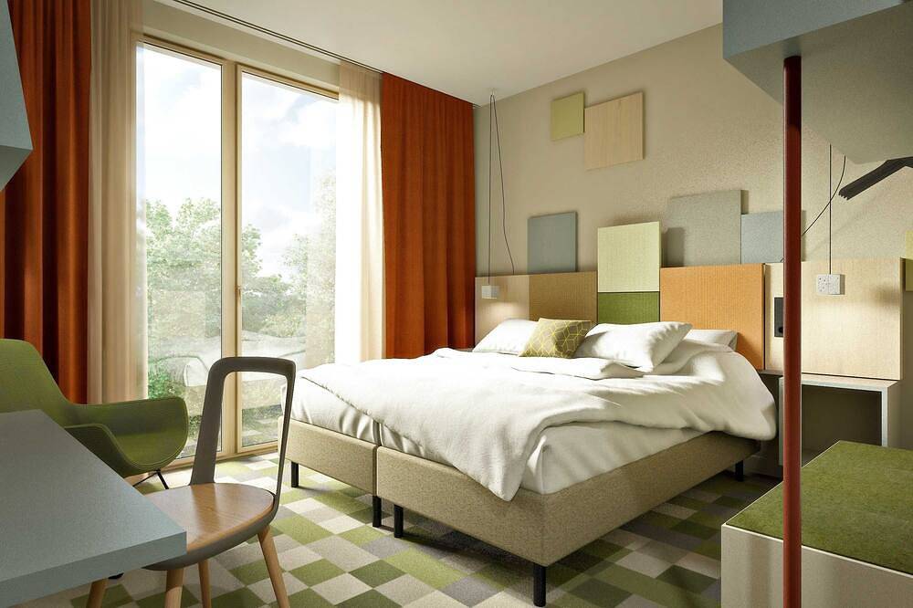 Double room large - More view - Hotel einsmehr in Augsburg, Bavarian Swabia