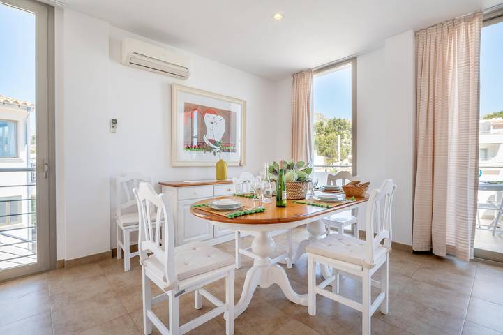 Vacation Home Molins 6 with Sea View, Pool, Wi-Fi, A/C & Terrace in Cala Sant Vicenc, Pollença