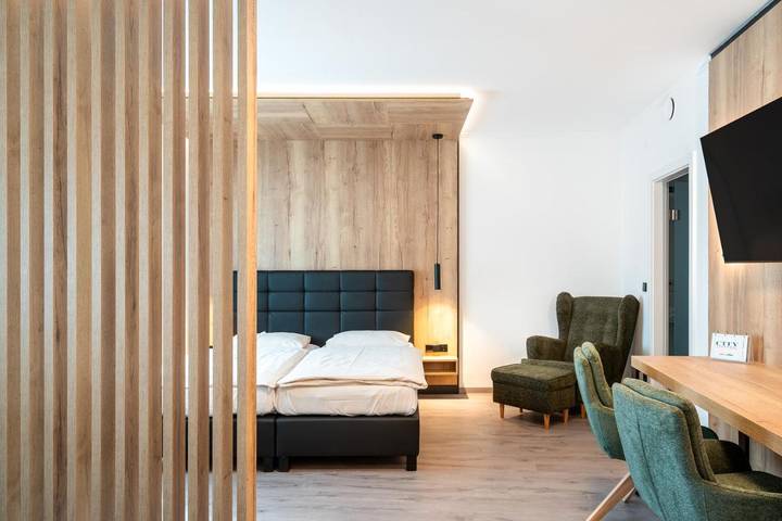 Hôtel pour 5 personnes, avec vue ainsi que sauna et terrasse dans Korneubourg - 2