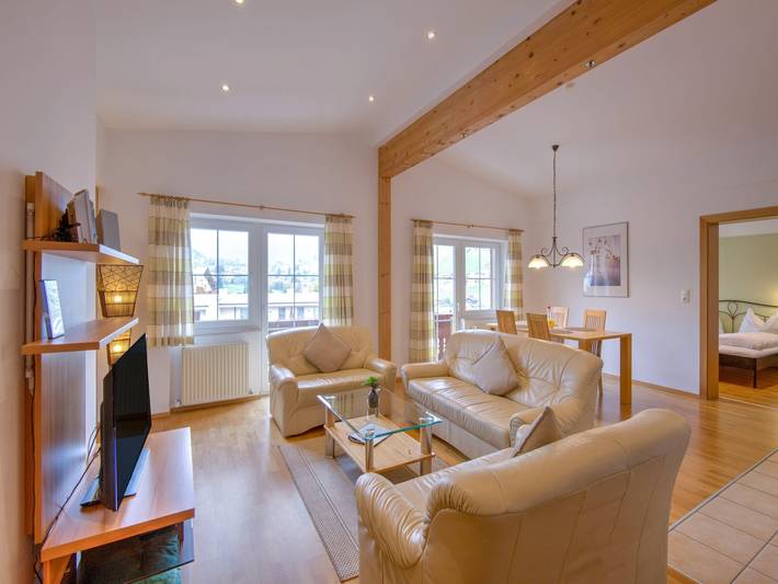 Vakantiewoning voor 4 personen, met balkon en sauna in Niederau